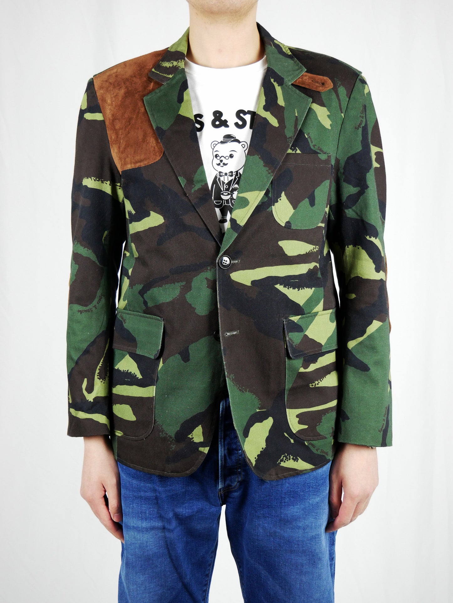 Specs & Stache Camouflage Shooting Jacket