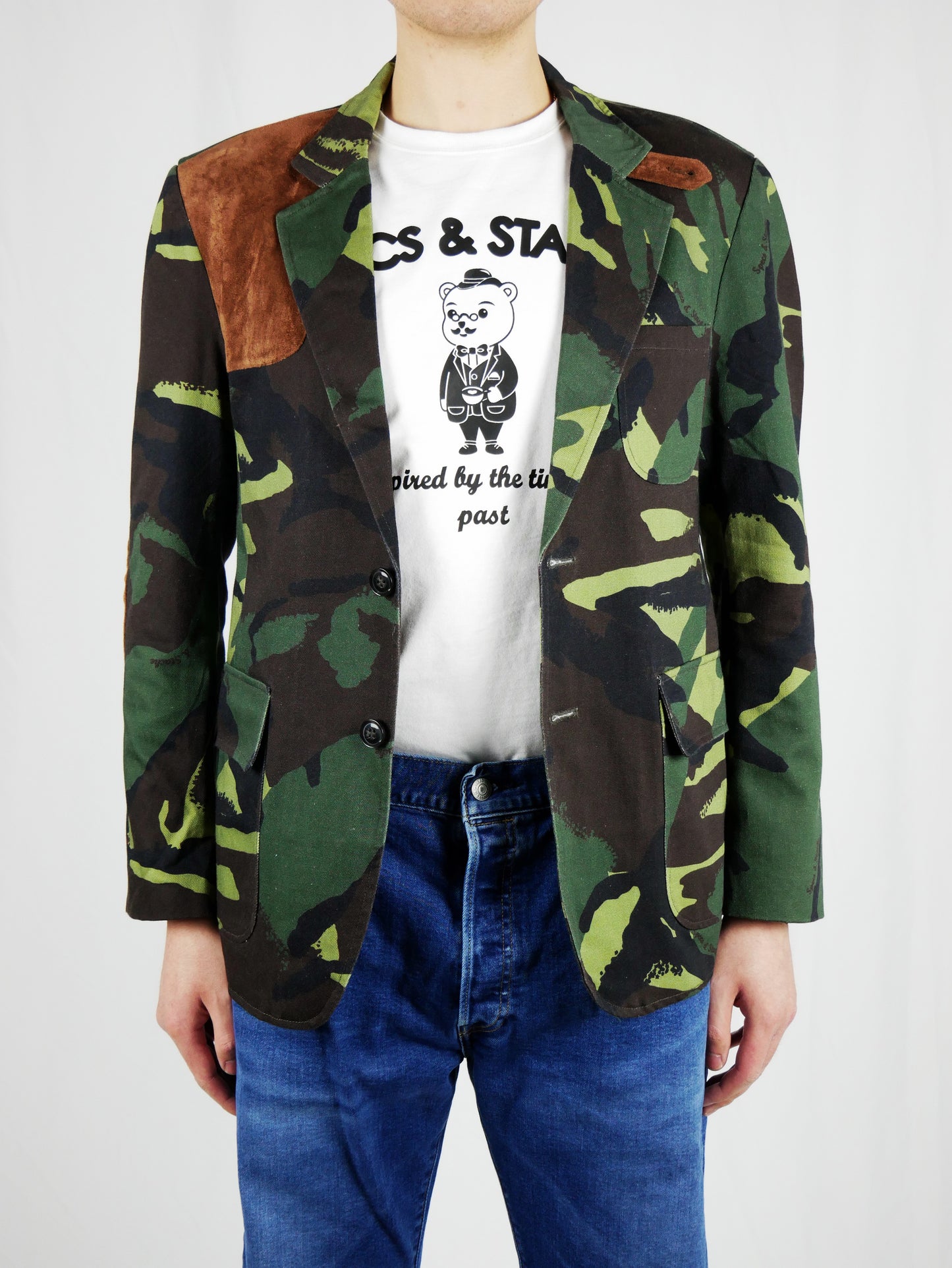 Specs & Stache Camouflage Shooting Jacket