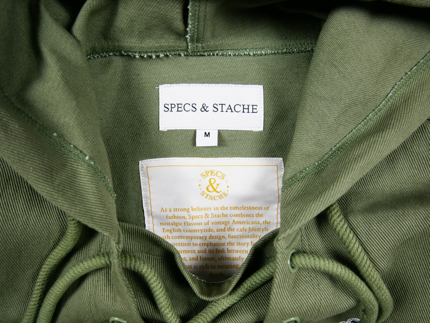 Specs & Stache Waxed Cotton Anorak