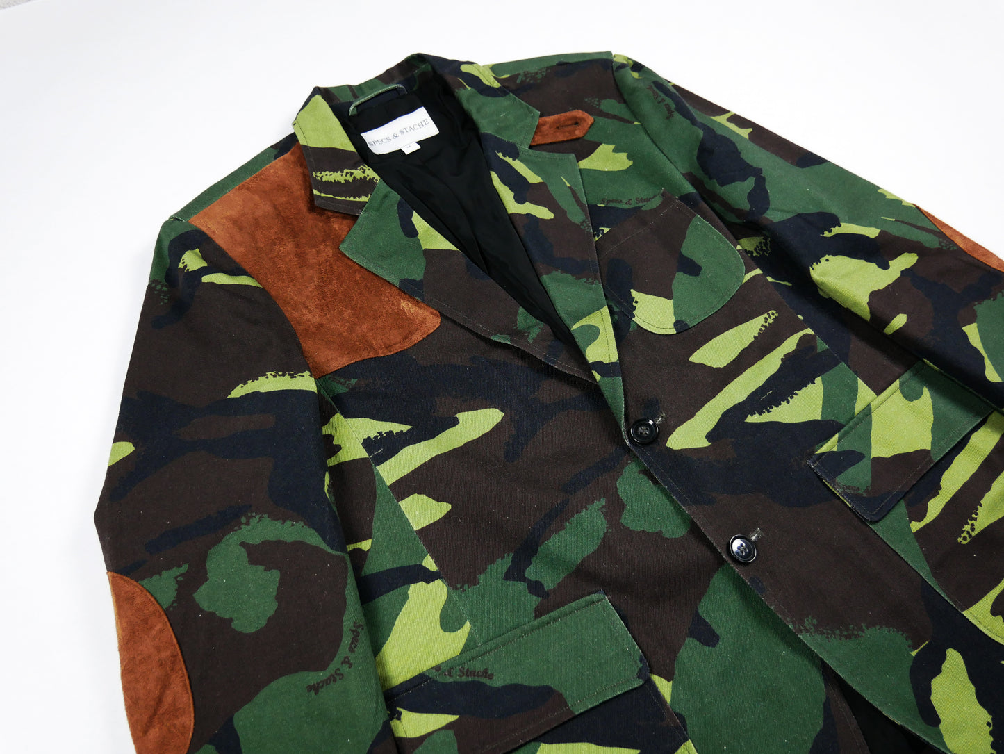 Specs & Stache Camouflage Shooting Jacket