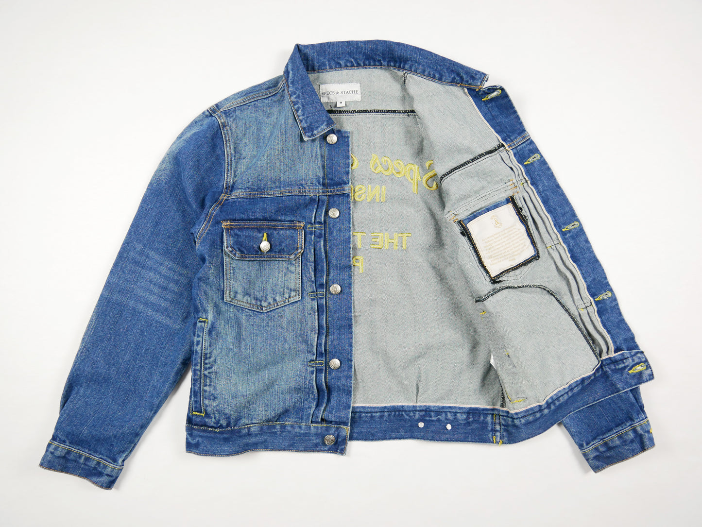 Specs & Stache Type II Selvedge Denim Jacket