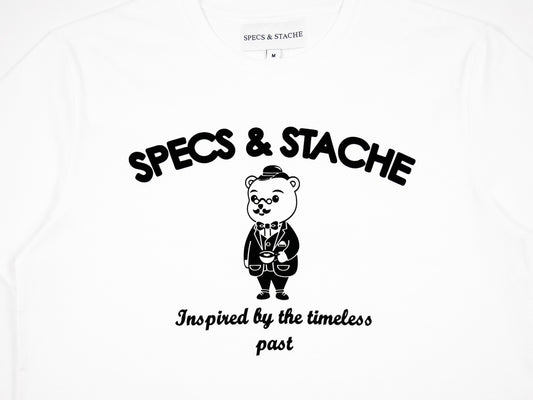 Specs & Stache Combed Cotton Mascot T-Shirt