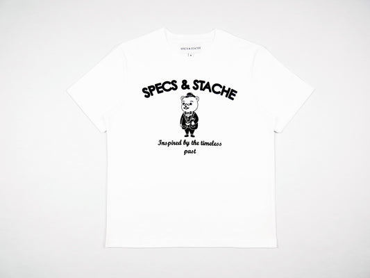 Specs & Stache Combed Cotton Mascot T-Shirt